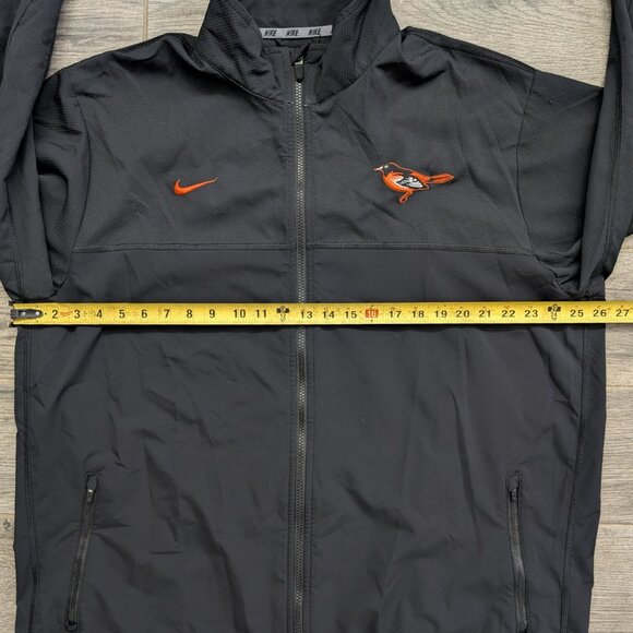 Nike Dri-Fit Baltimore Orioles Training Jacket Men's Size 2XL Black Full Zip - Picture 6 of 12